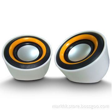 2.0 Channel Stereo Speakers with 3.5mm Jack Audio Input